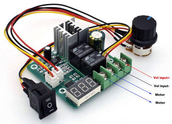 DC motor PWM controller 10A